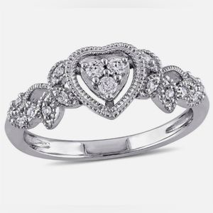 White gold ring